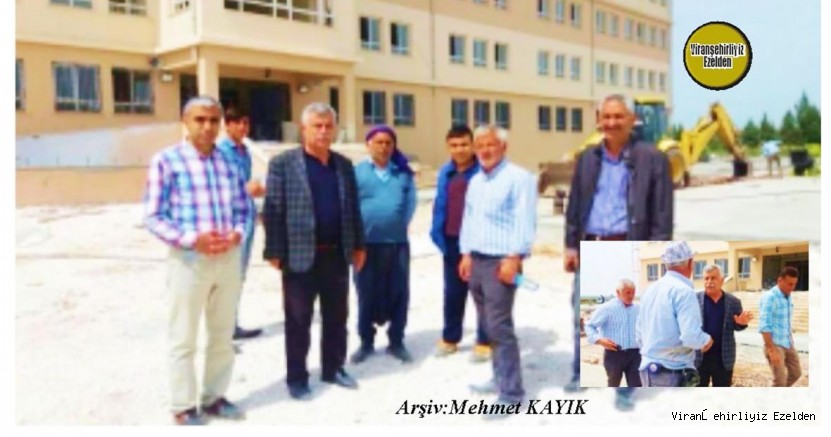 Viranşehir İlçe Milli Eğitim Emekli Müdürü Ömer Sağır, Geçmiş Dönemlerde Eyyüpnebi Çok Programlı Anadolu Lisesi İnşaatı Denetimi Yaparken