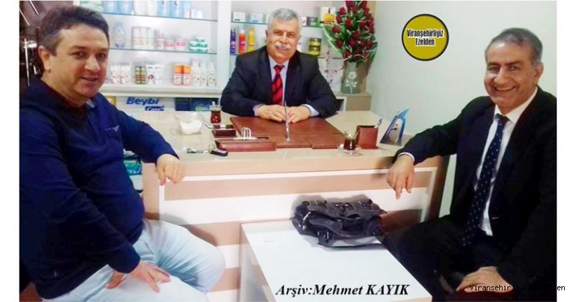 Viranşehir İlçe Milli Eğitim Eski Müdürü Ömer Sağır, Mehmet Coşkun ve Merhum Doktor Abdurrahman Demir