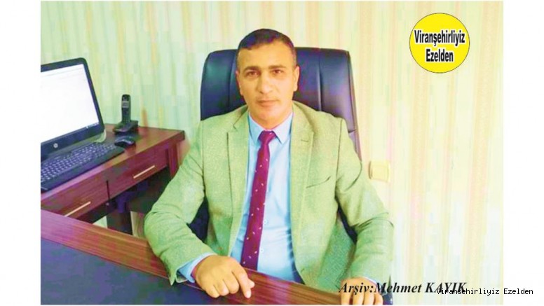Viranşehir İlçe Milli Eğitim Müdürlüğü Bünyesinde Şube Müdürlüğüne Atanan, Sevilen İyi İnsan Öğretmen Abdurrahman Kurur