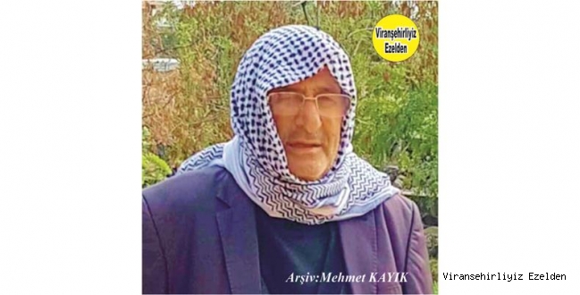 Viranşehir İlçe Milli Eğitim Müdürlüğü Bünyesinde Yıllarca Şef Olarak Görev yapmış, Sevilen İnsan Merhum Eyyüp Yeter
