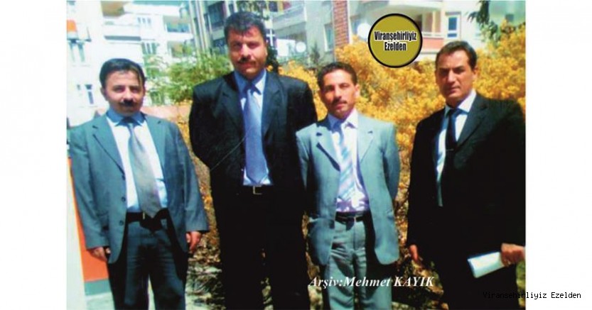 Viranşehir İlçe Milli Eğitim Müdürlüğü Personellerinden Merhum Halil Kırmızı, Halil Kahraman, Zeynelabidin Eski ve Arkadaşı