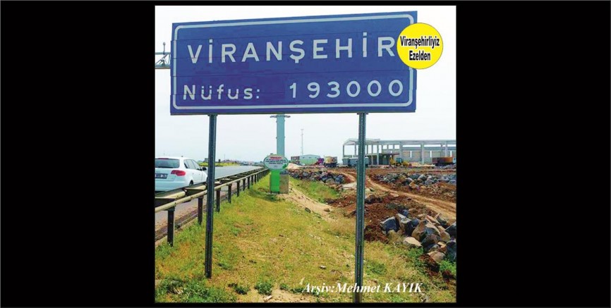 Viranşehir İlçe Nüfus Tabelası