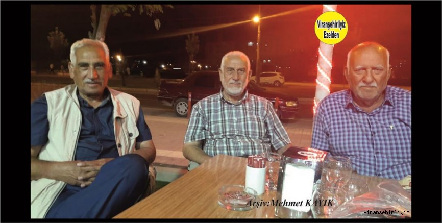 Viranşehir’in Değerli Hacılarından olan, Hacı Sinan Alay, Hacı İsmet Alay ve Hacı Bilal Kudin