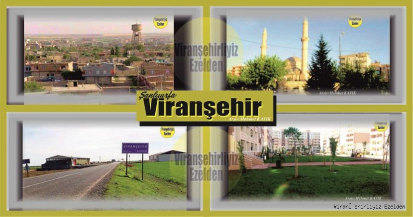 Viranşehir'in Kartpostal Niteliğinde Genel Görünüş 