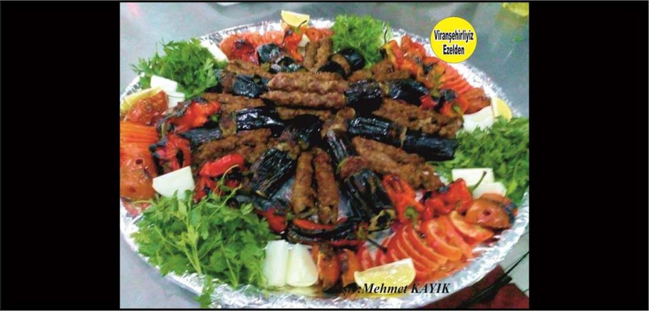 Viranşehir'in Meşhur Sade ve Patlıcanlı Kebabı