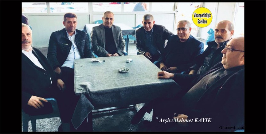  Viranşehir’in Sevilen Değerleri Ağa Kıraathenesinde Bir Araya Geldiler
