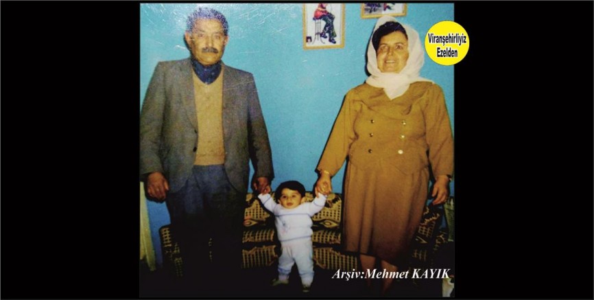 Viranşehir’in Sevilen Güzel Esnaflarından olan Güzel İnsan Abdulkadir Belkıran, Eşi ve Torunu