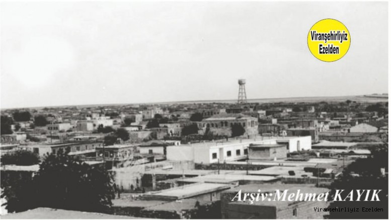 Viranşehir Kale Mahallesinden Genel Görünüşe Ait 1970 li Yıllarda çekilmiş Bir Fotoğraf 