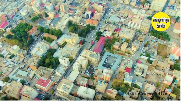 Viranşehir Kale Mahallesinin Drone ile Çekilmiş Bir Fotoğrafı