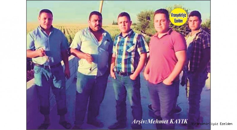 Viranşehir Karatepe Köyünde ikamet eden, Karatepe köyünden Abidin Tekin, Türki Tekin, Mahmut Tekin, Halil Tekin ve Şeref Tekin