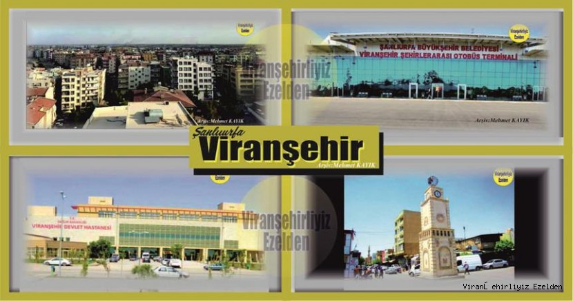 Viranşehir Kartpostal Genel Görünüşü