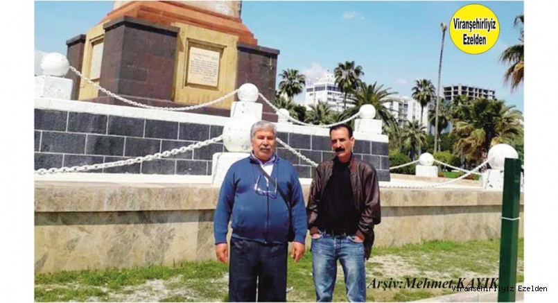 Viranşehir Kaymakamlığı Makan Şoförü iken Emekli olmuş Hasan Duran ve Mersin Viranşehirliler Derneği Müdürü Yaşar İnanç