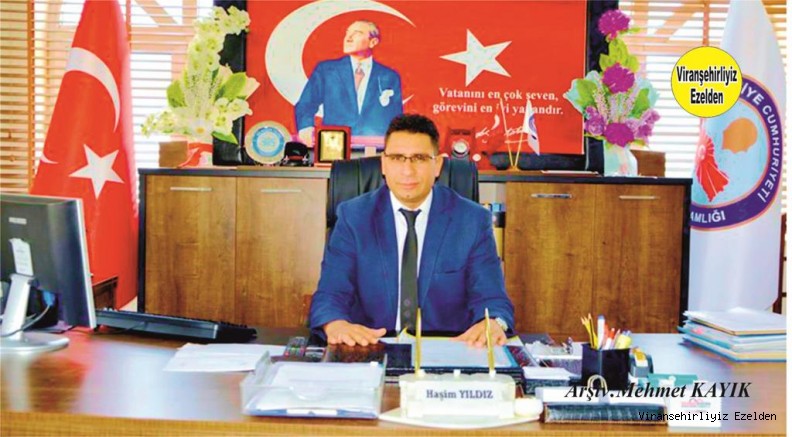 Viranşehir Kaymakamlığının Başarılı Yazı İşleri Müdürü  Haşim Yıldız