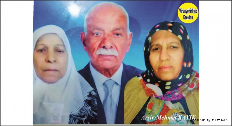 Viranşehir Kebapçı Nesreddin olarak tanınan Nesreddin Çelikkaya, Kardeşleri Cemile Bayar ve Fatime Etrez