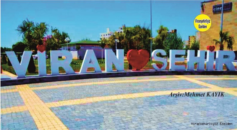 Viranşehir Kültür Merkezi Bahçesinde Bulunan Viranşehir Sembolü