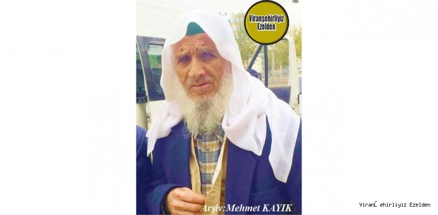 Viranşehir'li Hemşehrimiz 07 Aralık 2024 Günü Vefat Etmiş, Merhum Hacı Mehmet Üfles(Sofi Mehmet Üfles)
