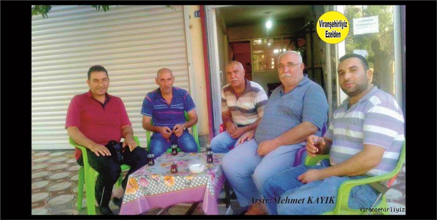 Viranşehir'li Hemşehrimiz Yenişehir Mahallesinin Sevilen Muhtarı Münir Kanar ile Viranşehir Belediyesi Et Mezbahahanesi Çalışanlarından Şavlı Ailesi Büyüklerinden Kasap Hıdır Şavlı ve Akrabaları