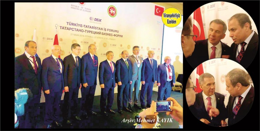 Viranşehir’li  İşadamı Mustafa Yaşar, Türkiye - Tataristan Cumhuriyeti İş Formuna Katıldı