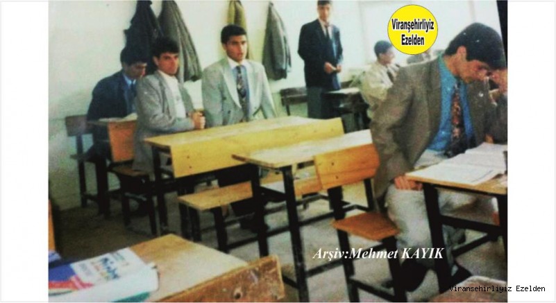 Viranşehir Lisesi 1996 yılında Öğrencilerinden, Cahit Ateş  Hüseyin Dağ, Nevzat Şaşak, Velat Demir ve Arkadaşları
