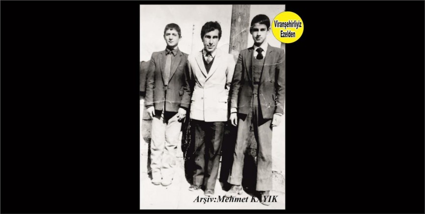 Viranşehir Lisesi Eski Öğrencilerinden Eyyüp Belkıran, Enver Alay ve Öğretmen Hasan Şık