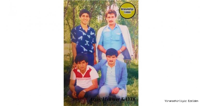 Viranşehir Lisesi Eski Öğrencilerinden Kadri Sever, Fethi Pıçak, Mehmet(Memoş) Gözen ve Rağıp Doğru