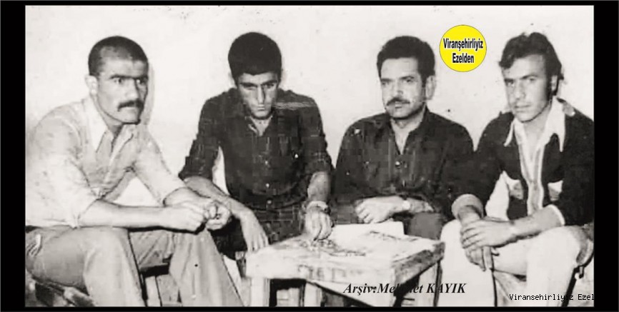 Viranşehir Lisesi Eski Öğrencilerinden Mahmut Çoban, Kemal Kudin, Şevket Al ve Yılmaz Dağlı