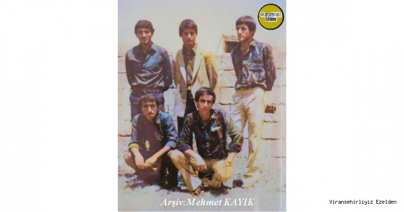 Viranşehir Lisesi Eski Öğrencilerinden Mahmut Nedim Can, Hasan Yaver, Nihat Ölçer, Mehmet Çiçek ve Arkadaşı