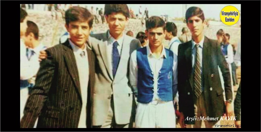 Viranşehir Lisesi Eski Öğrencilerinden, Murat Özlü, Merhum Ali Özkan, Ahmet Güner ve Atilla Gõren