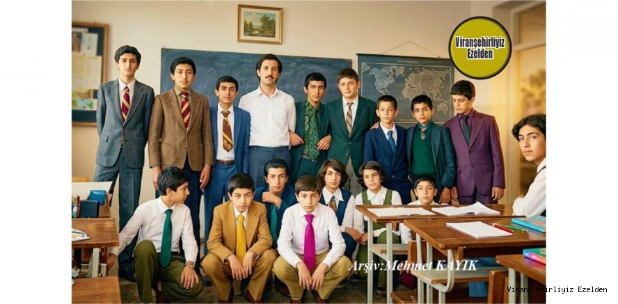 Viranşehir Lisesi Eski Öğretmenlerinden Adnan Durmuş, Eski Öğrencilerden Mehmet Akın ve Arkadaşları