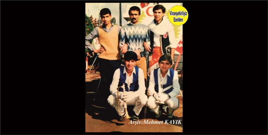 Viranşehir Lisesi Öğrencilerinden Nureddin Anyığ, Ali Keskinbıçak, Yılmaz Enez,  Hacı Yaşar