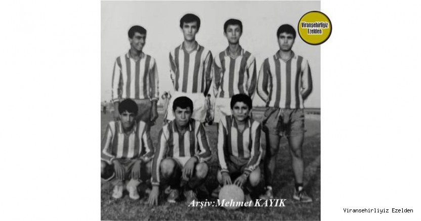 Viranşehir Lisesi Sınıf Futbol Takımı Eski Futbolcularından Önder Önen, Ergün Erol, Remzi Özalhas, Ahmet Orhan, Sakıp Yeşilağaç(Tiyesti), Ali Orman