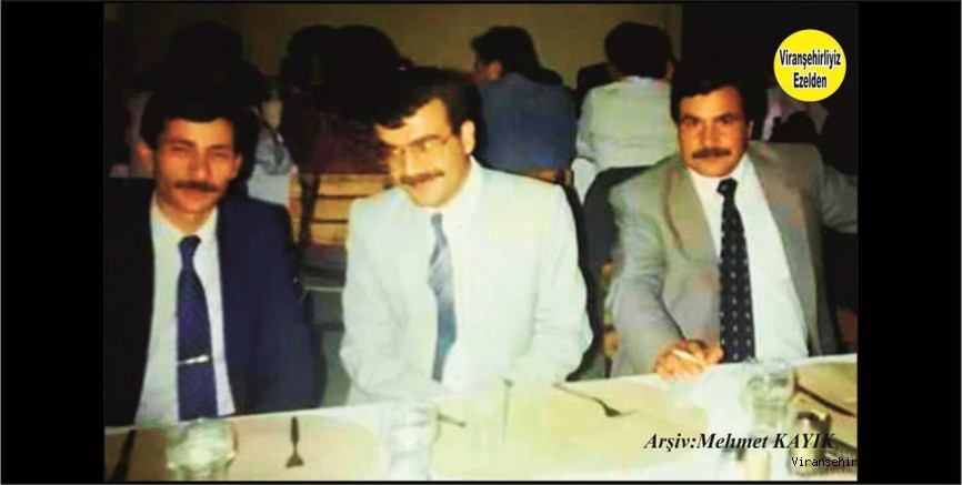 Viranşehir Lisesinde Birlikte Görev yapmış, Öğretmen (Eski Müdür)Hacı Doğan, Eski Müdür Merhum Orhan Seyfioğlu ve Müdür Abdulkadir Yolcu