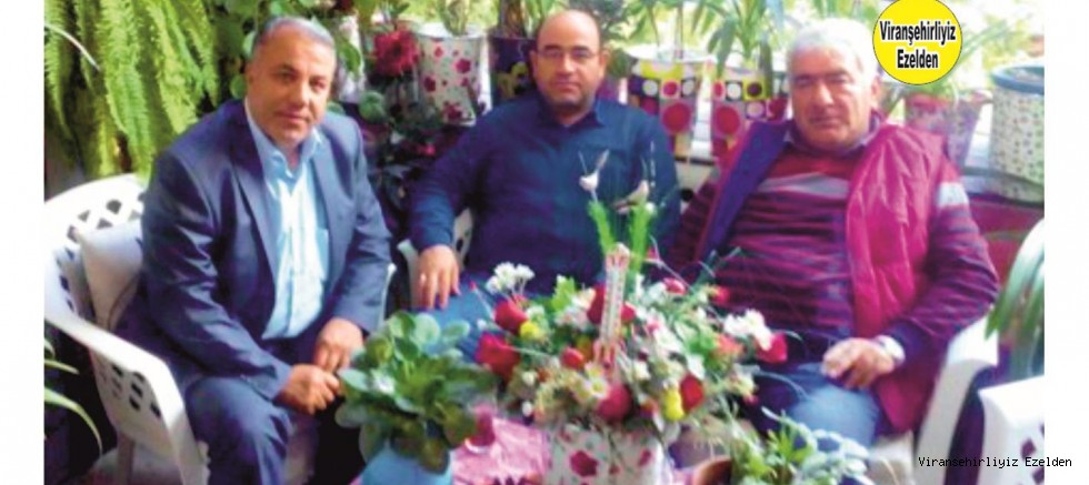Viranşehir Lokantacılar Kıraathaneciler Odası Başkanı Mehmet Sert, Cuma Çelikten ve Sinan Aslanbakan