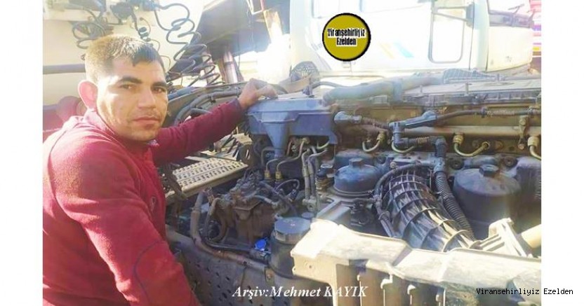 Viranşehir Mardin Yolu Üzeri trafo Karşısında Kısmet Otomotiv Tır Tamir Servisinin Usta Tamircisi Mehmet Aslan