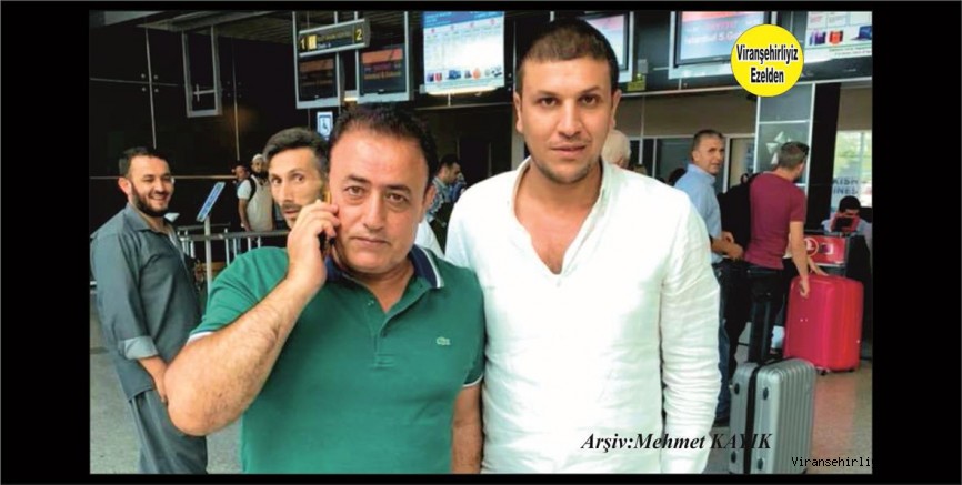 Viranşehir Muhtar Tesislerini işleten Ahmet Diken ve Ünlü Türkücü Mahmut Tuncer