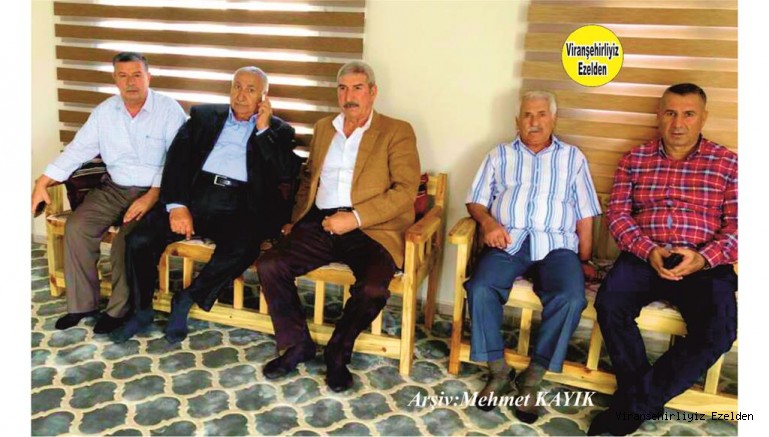 Viranşehir Muhtarlar Derneği Başkanı Ömer Ekinci, Bubo Büyükturan, Mehmet Ekinci ve Arkadaşları