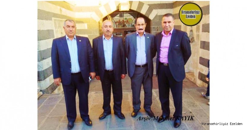 Viranşehir Muhtarlar Derneği Başkanı Ömer Ekinci, Oğlakçı Köyü Muhtarı Hadi Yüksel, Ziraat Odası Başkanı Bahri Ekinci ve Merhum Mehmet Aydoğan(Direk)