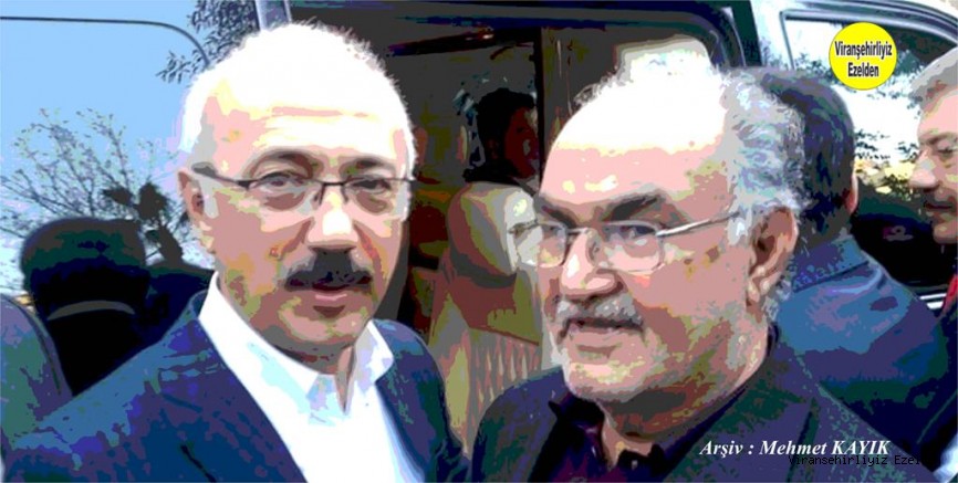 Viranşehir Nıeman Aşireti ileri gelenlerinden Feyzi Erol ve Ak Parti Genel Başkan Yardımcısı Mersin Milletvekili Lütfü Elvan