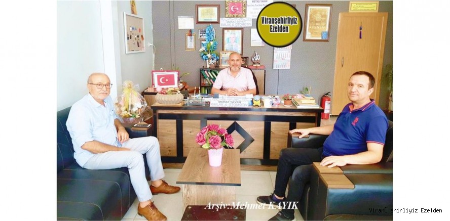 Viranşehir Org. Genel Yayın Yönetmeni Murat Sever, Misafirleri Matematik Öğretmeni Hıdır İncir, Yeğeni Ferit Öztürk