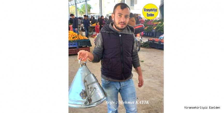 Viranşehir Pazar Esnaflarına Çaycılık yapan İlyas Kurtak