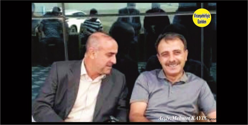 Viranşehir PTT'de Birlikte çalışmış Mehmet Çiçek ve İzzet Uğurlu