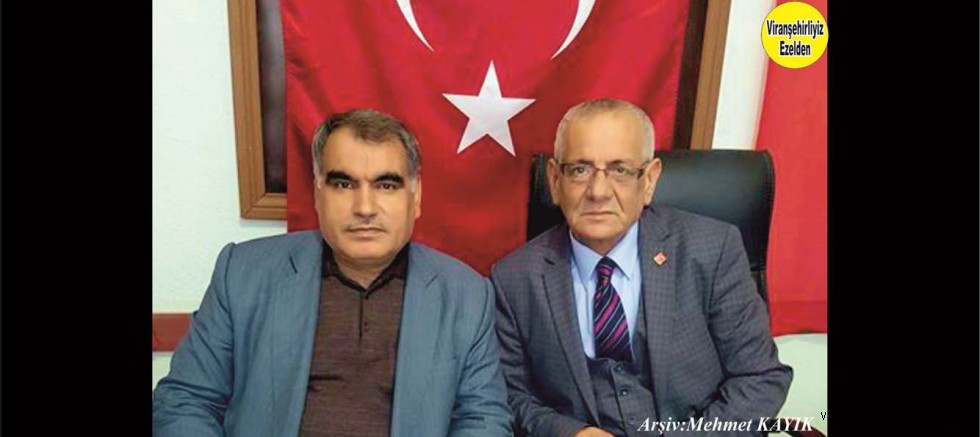 Viranşehir Saadet Partisi İlçe Başkanı Yasin Kurt ve CHP İlçe Eski Başkanı Remzi Taylan