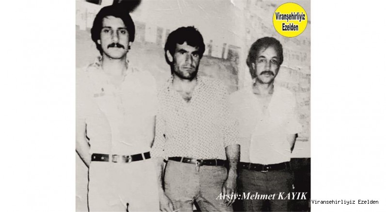 Viranşehir Sakarya İlkokulu Eski Müdürlerinden Hıdır Özsan, Emekli Öğretmen Ekrem Çuvanlıoğlu ve Cemal Gör