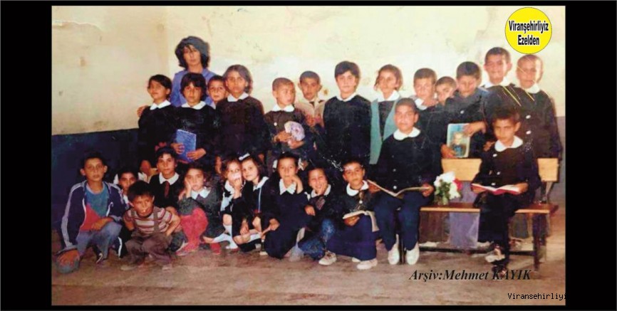 Viranşehir Sakarya ilkokulu öğrencilerinden İbrahim Halil Karatepe, Faysal Oğuz, Farız Tarak, Mustafa Bahçeci, Murat Baysal 