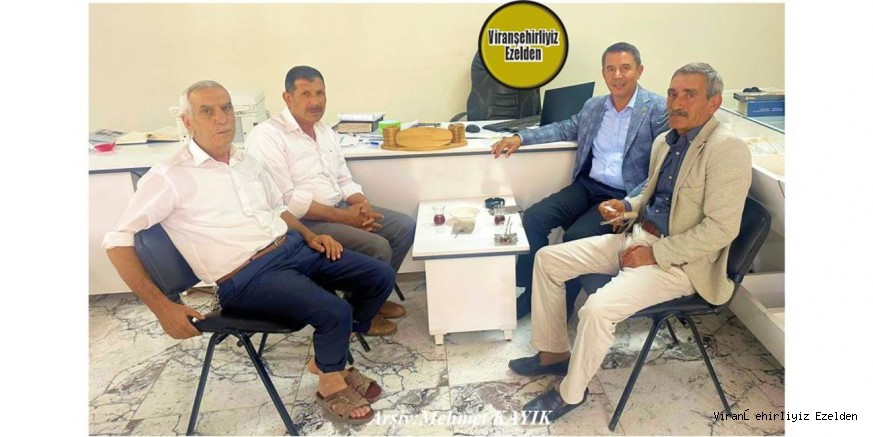 Viranşehir Sanayi Sitesi Esnaflar Odası Başkanı Mustafa Bayrak, Esnaf Hasan Çetiner, Esnaf Hasan Ercan