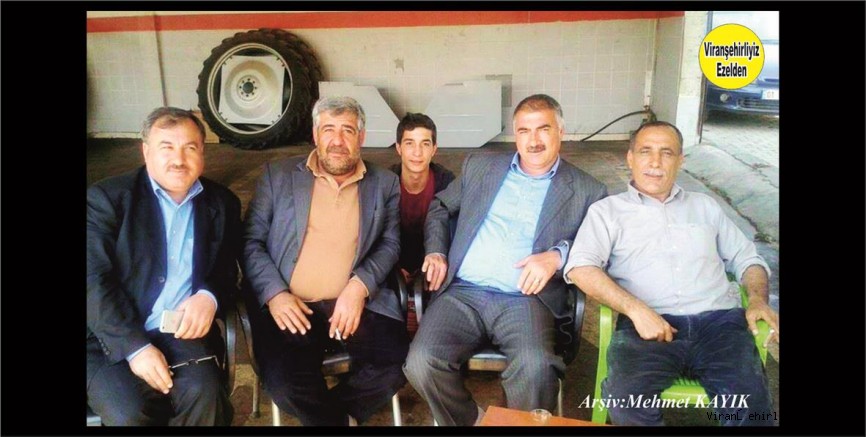 Viranşehir Sanayi Sitesi Sevilen Esnaflarından olan, Merhum Mehmet Sapan(Hamme Usta) Nureddin Benzer, Muhittin Barış(Soro Barış)