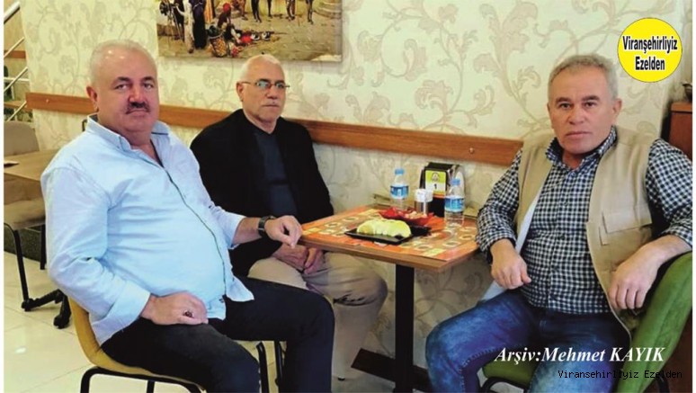 Viranşehir Sanayi Sitesinde Yıllarca Esnaflık yapmış, Adil Çim, Mehmet Selim Tanıyan ve Osman Özkılavuz