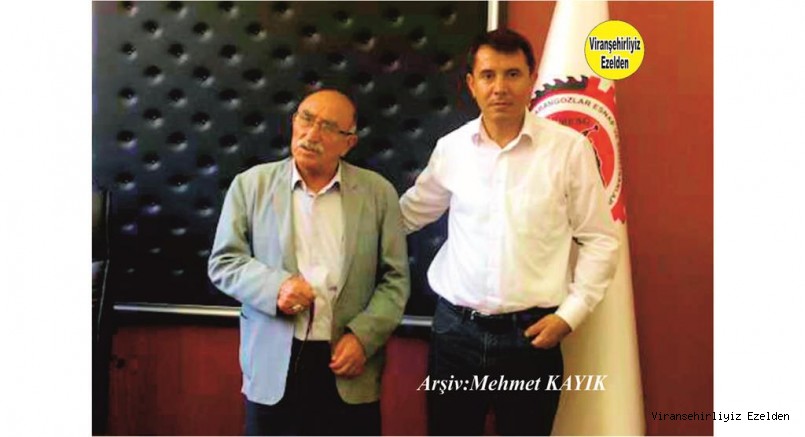 Viranşehir Sanayi Sitesinde Yıllarca Esnaflık Yapmış, Aziz Usluer ve Başkan Mustafa Bayrak