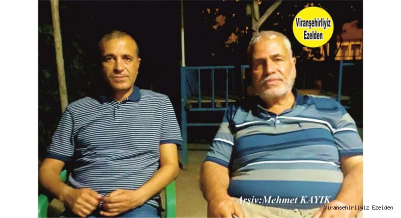 Viranşehir Sanayi Sitesinin Usta İsimlerinden olan Salih Karadaş ve Yeğeni Öğretmen Ali Varol