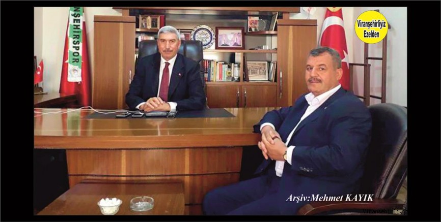 Viranşehir Sanayi ve Ticaret Odası Temsilcisi Mehmet Ekinci ve Çiftçi Hamza Bayar